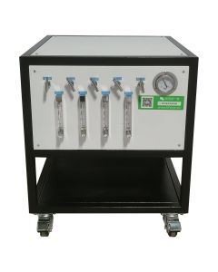 Gas Mixing Station with Multi Channel Float Flowmeters Gas Control System